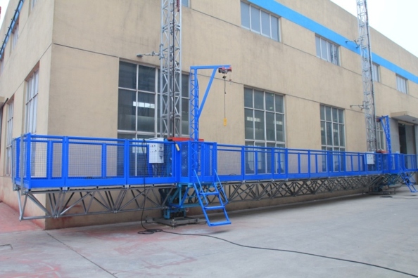 單、雙桅柱施工升降平臺02